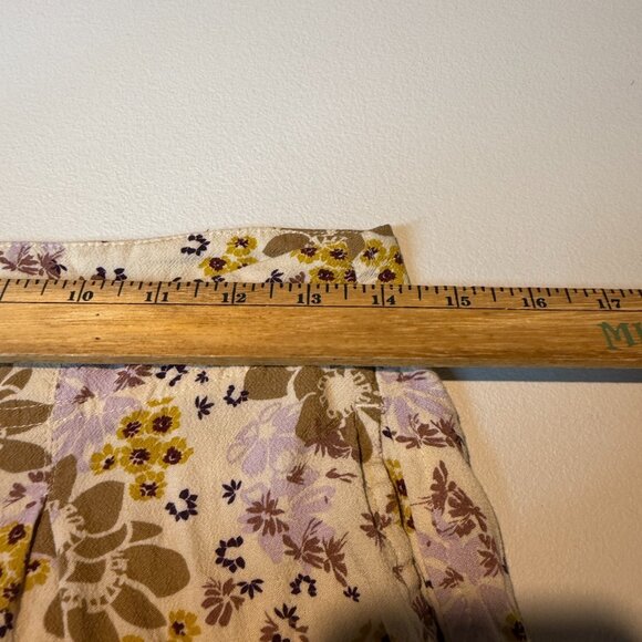 Free People Women S Can't Take My Eyes Off Of You Pants Floral Flare Wide Leg - Picture 7 of 10